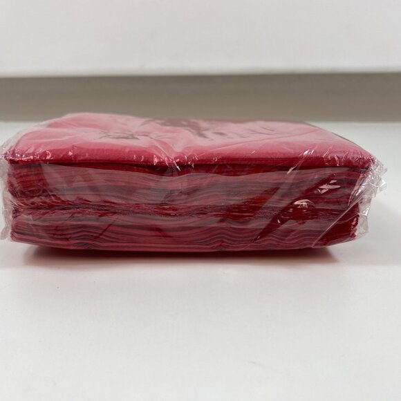 Value Pack 50 Count 2 Ply Red Beverage Napkins Party Paper Disposable 9.75x9.75" - Picture 3 of 5